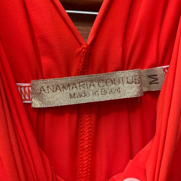 Anamaria Couture Coral dress - Picture 3 of 6